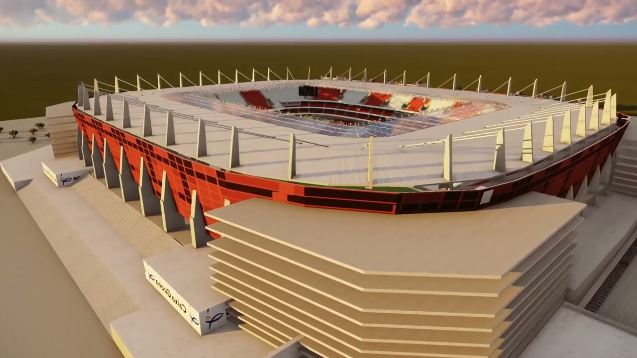 MODELADO-PROPUESTA DE ESTADIO # GIRONA FC- ESPAÑA-PROPUESTA DE ESTADIO