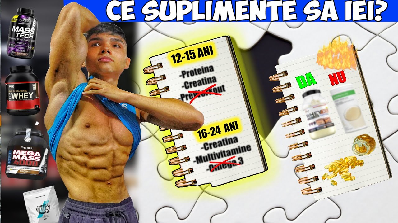 CE SUPLIMENTE SA IEI ? Care Sunt Necesare? Varsta-Bani-Timp (Unboxing)