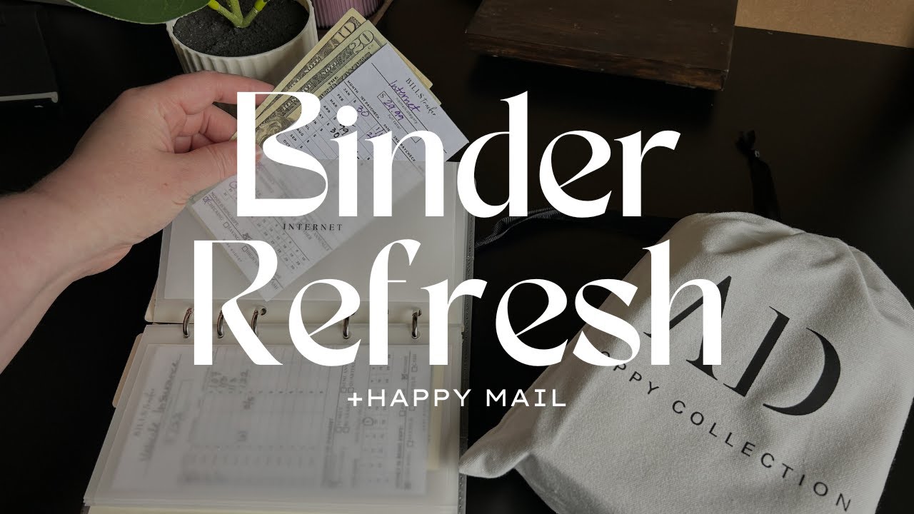 Bills Binder Refresh | Happy Mail Unboxing from The Aesthetic Dollar