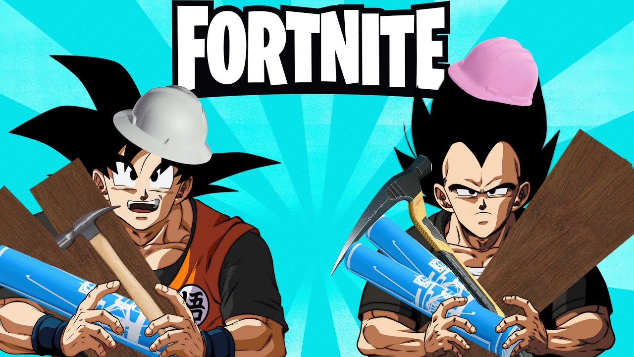 Goku And Vegeta Become PRO BUILDERS!