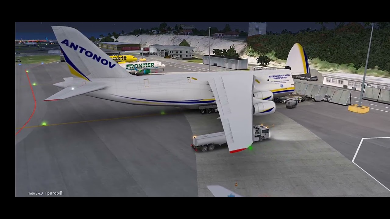 A124 ✈️ ANTONOV AIRLINES 🛫 UKRAINE 🇺🇦 (SXM) PRINCESS JULIANA AIRPORT INTERNATIONAL CARGO TRANSPORTER