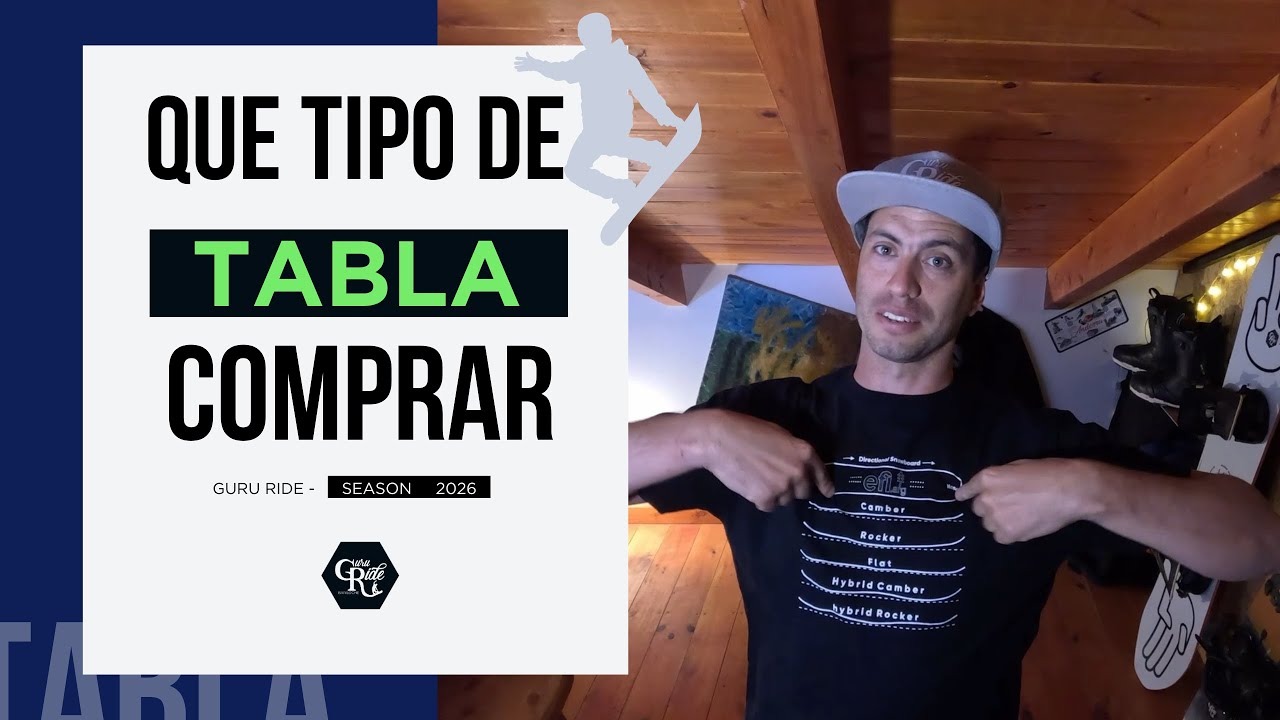 Tipos de Tablas de Snowboard y cual comprar!🏂