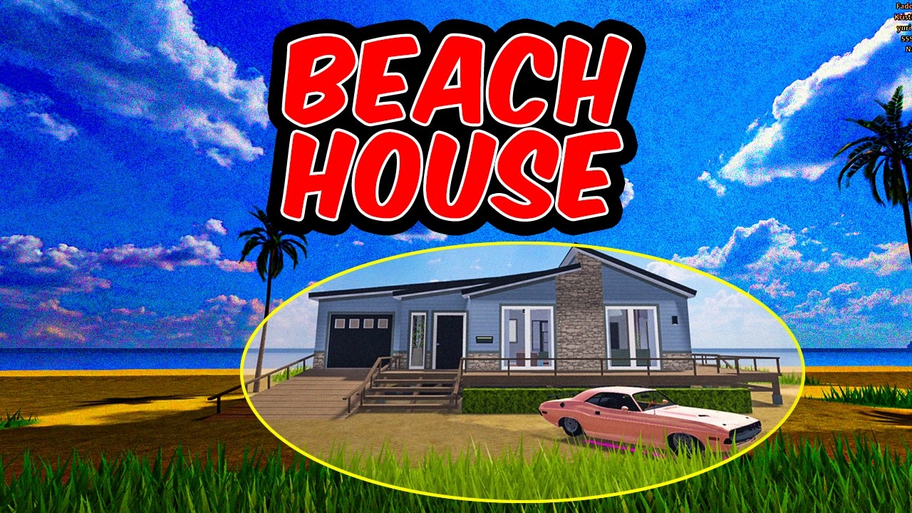 NEW Beach House Update in San Diego Border Roleplay... Roblox
