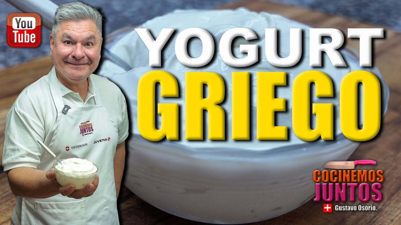 Como hacer YOGURT GRIEGO NATURAL Gustavo Osorio Toro 👈🏻