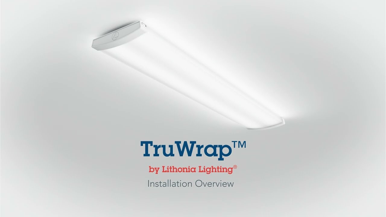 TruWrap Curved Medium Selectable LED Wraparound Installation | Lithonia Lighting