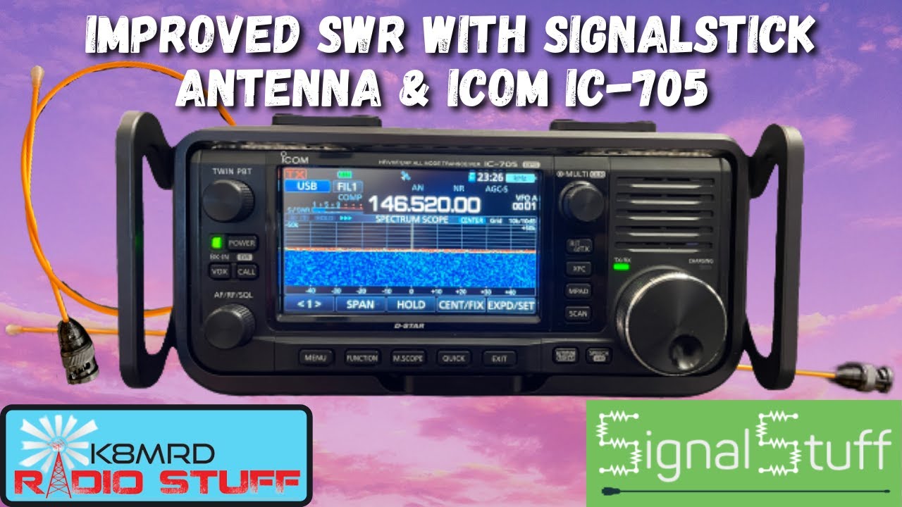 Улучшите свой КСВ | Антенна SignalStick с Icom IC-705