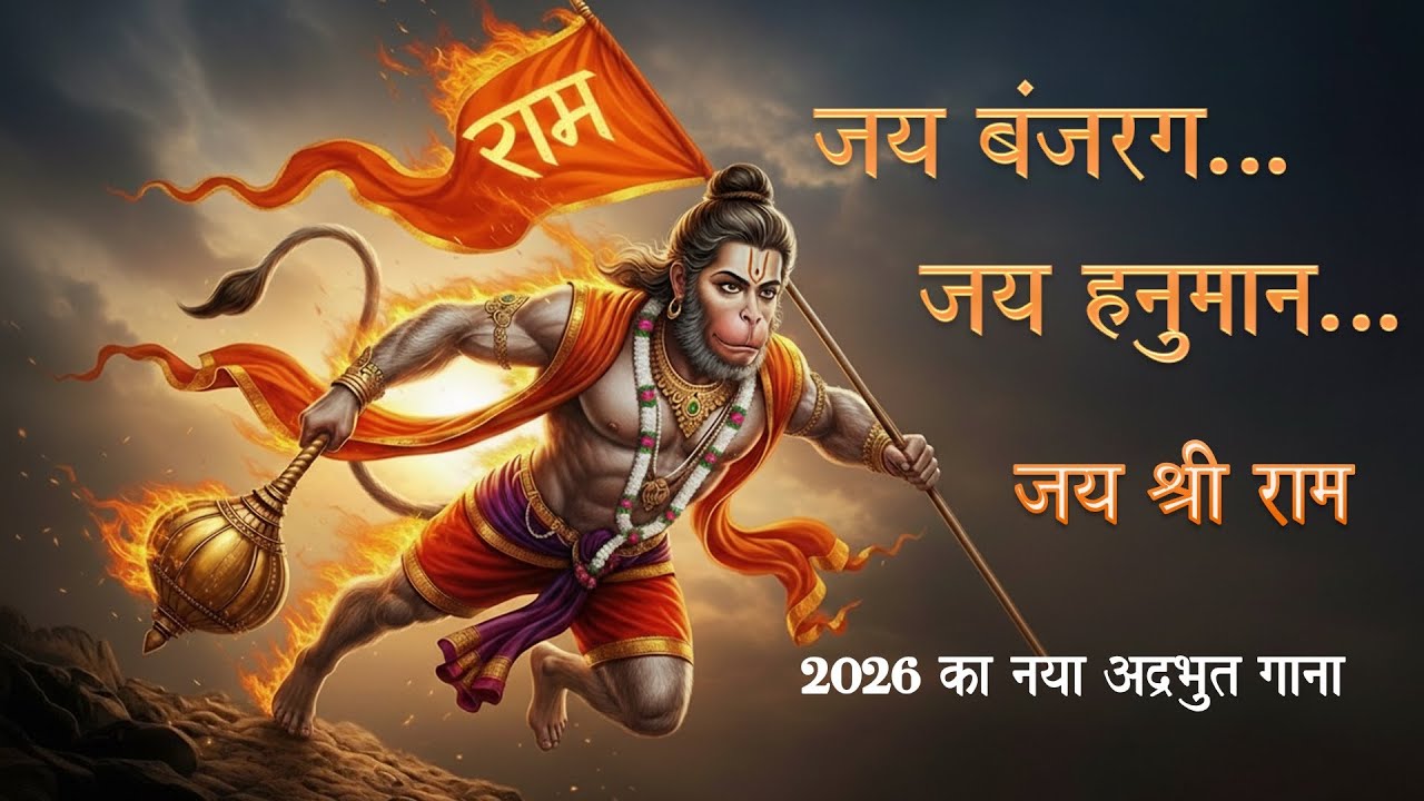 🔥 जय बजरंग, जय हनुमान 🔥 | Hanuman Bhakti Song 2026 | Hanuman Motivation Bhajan | Sankat Mochan Song