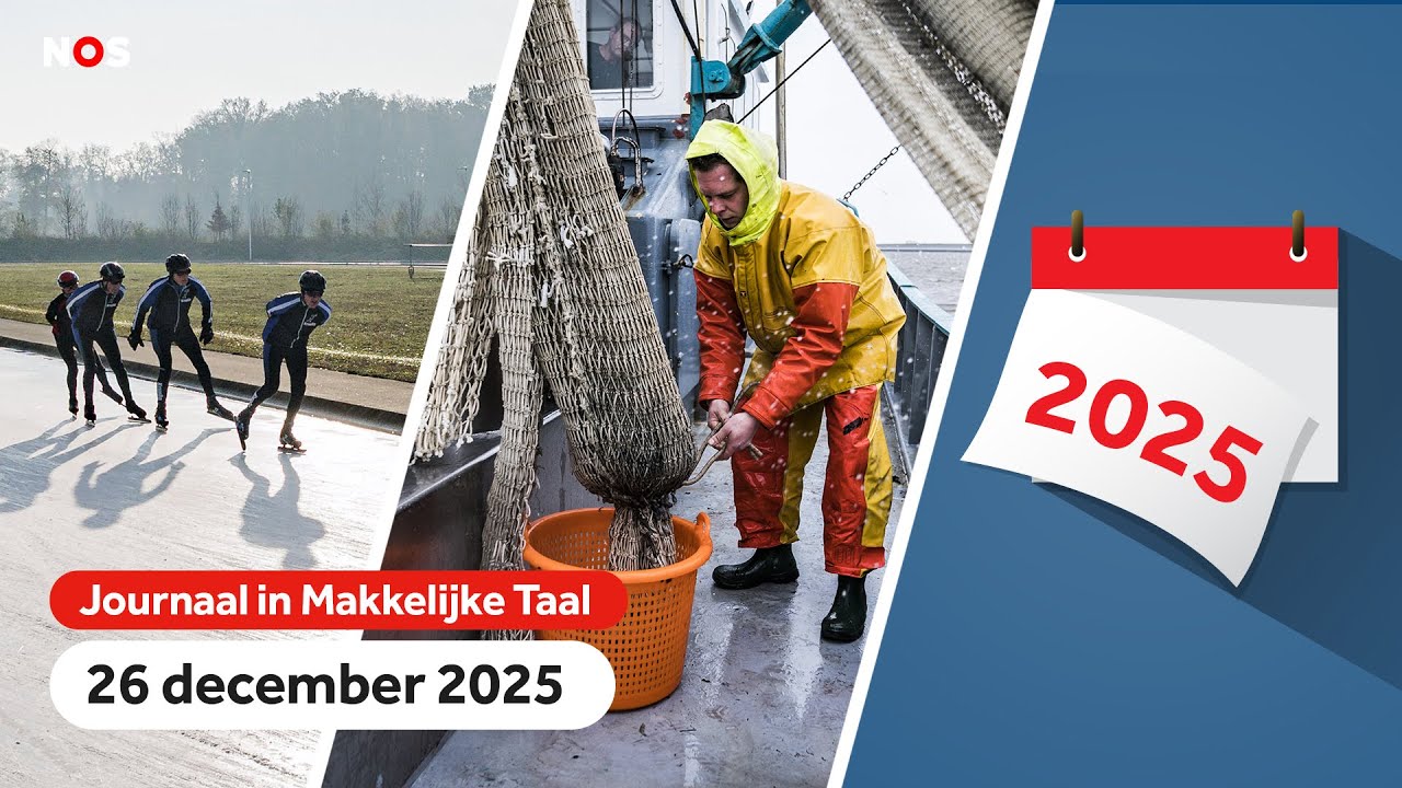 Schaatswedstrijd op natuurijs, garnalenvisser stoppen met werk en het politieke nieuws van 2025
