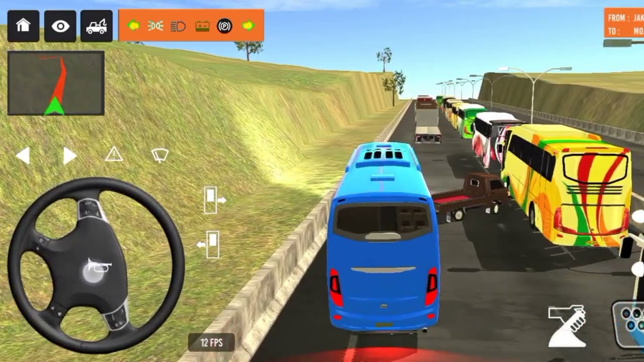 🔥🔥Bus simulator indonesia l🇮🇳 new bus simulator indonesia ll euro coace Part-37