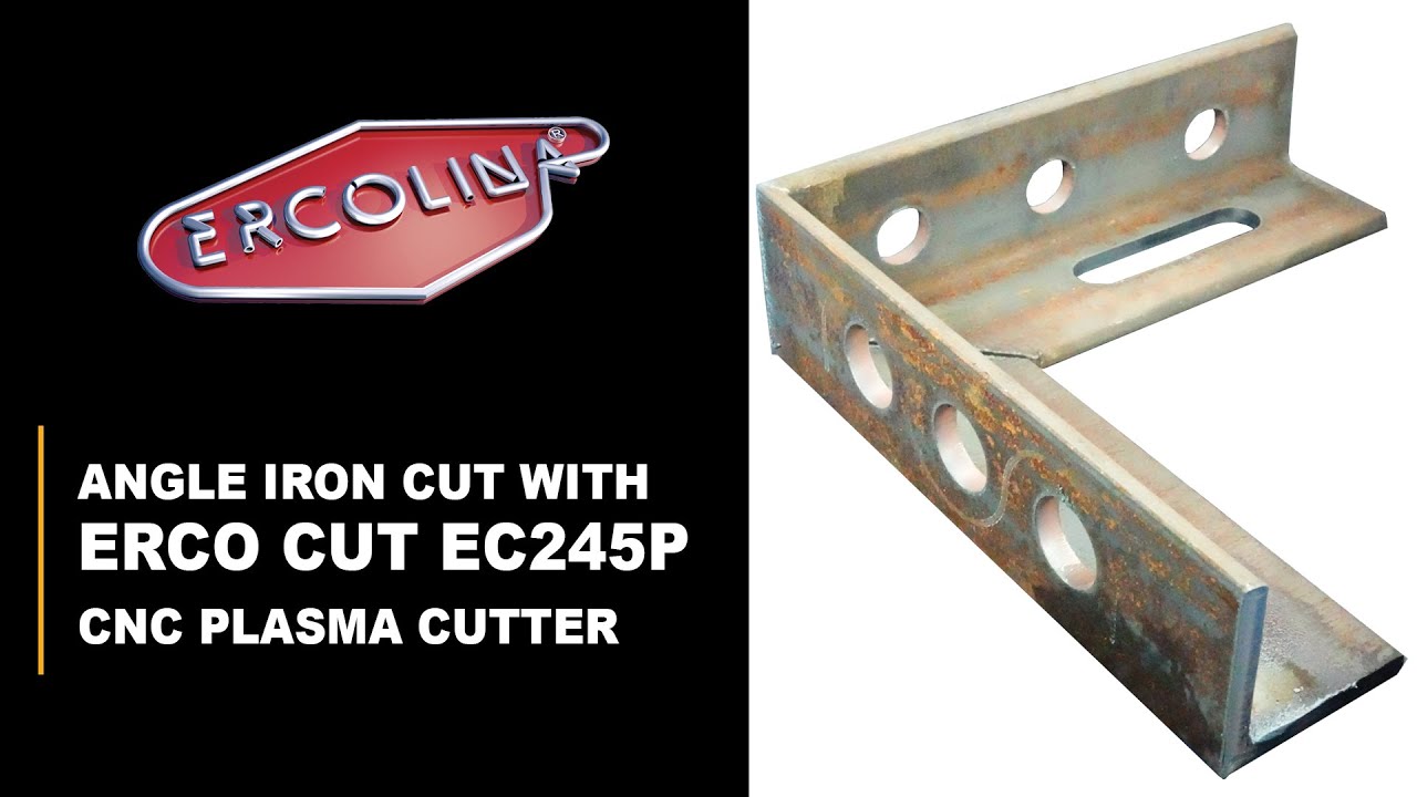 Clean cuts in Angle Iron with the Ercolina EC245P-CNC.⚡