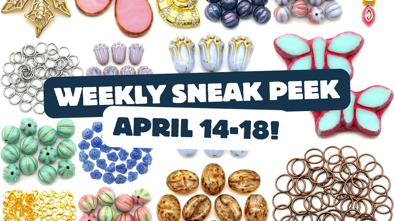 NEW Czech Glass, Jump Rings, Findings & More Coming April 14-18! Bead Box Bargains STORE SNEAK PEEK