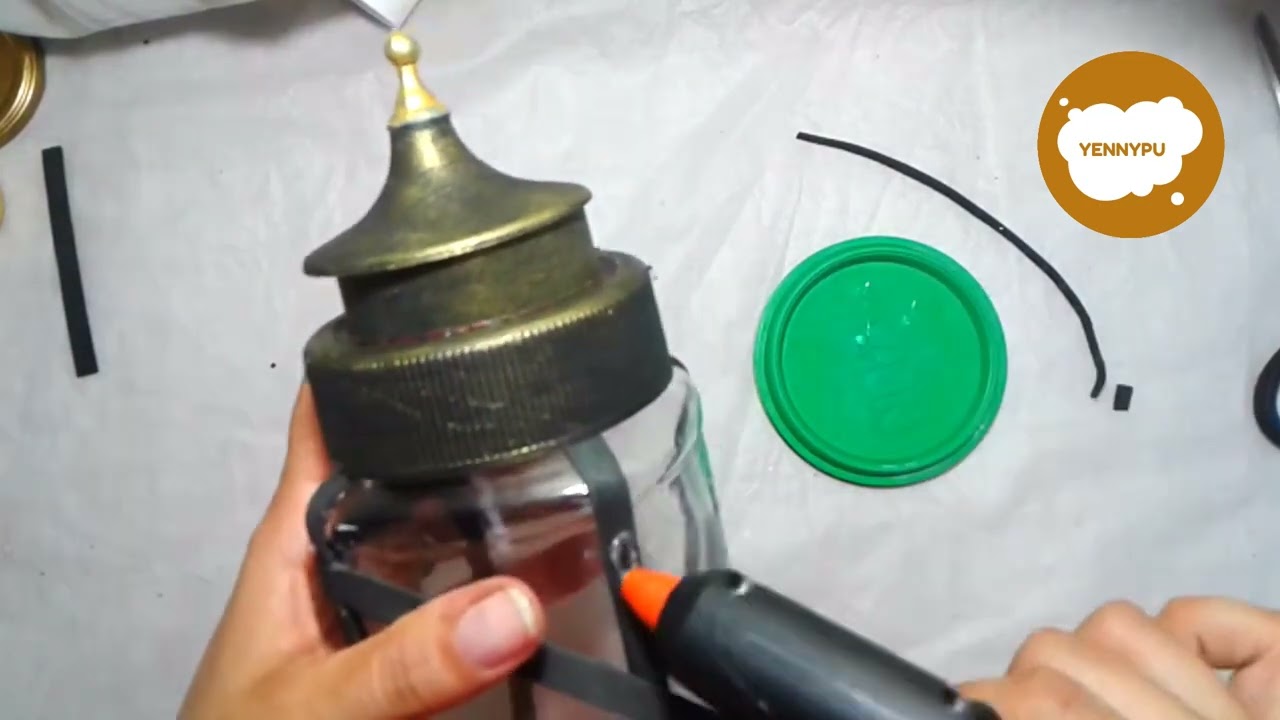 FAROL CON FRASCO RECICLADO