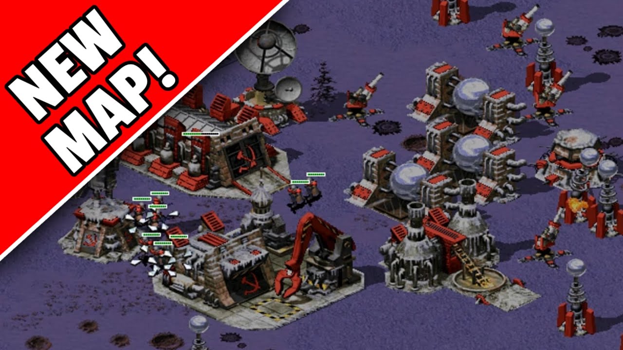 Red Alert 2 | Canyon Frost Revisited | (7 vs 1 No Superweapons)