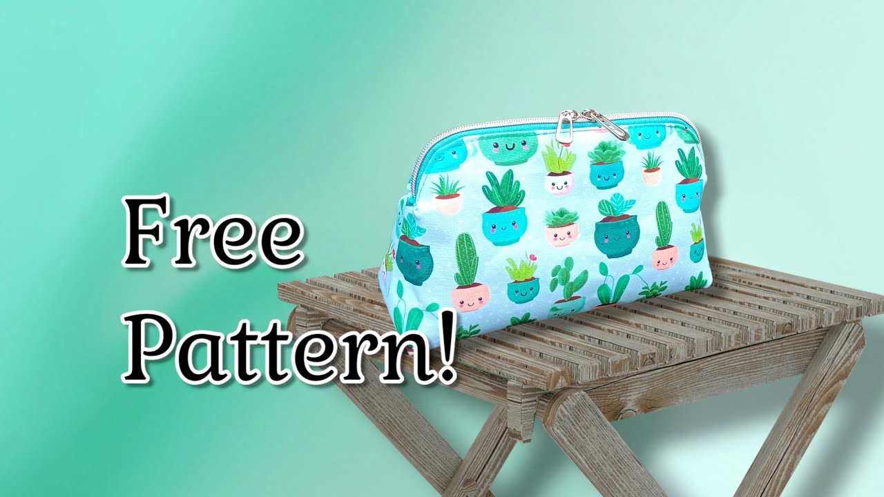 Free Sewing Pattern!  Frugal Friday!  The Daisy Pouch from Allsewpetite 