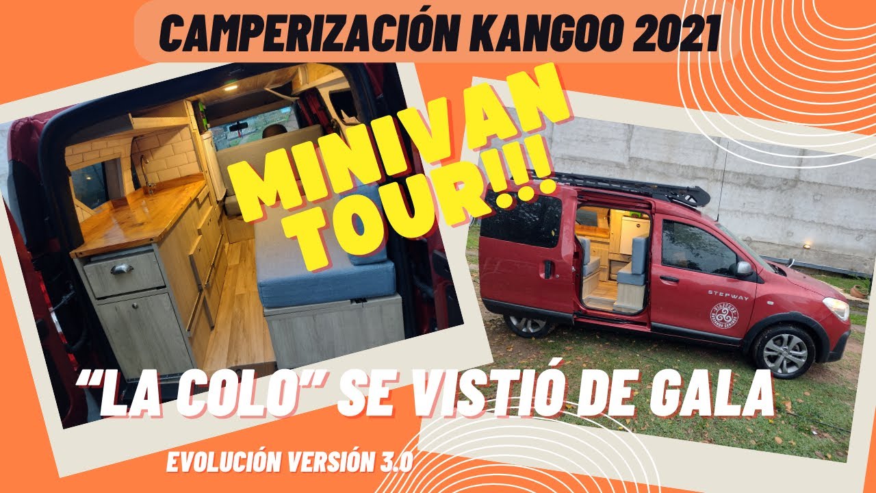 ❇LA CAMPERIZACIÓN DE SU KANGOO LOS EMOCIONÓ❤!‼️🚎➤MINI VAN TOUR