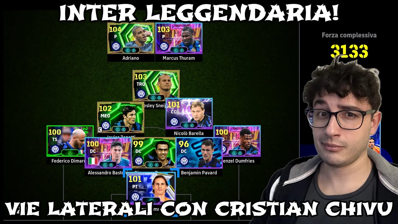 Efootball || SOLO GIOCATORI DELL'INTER VERSO LA PRIMA DIVISIONE!