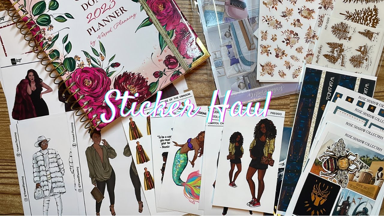 It's A Sticker Haul | VP, Rose Shadow Collection, CCD, Sadie's Stickers & more | Just Joia