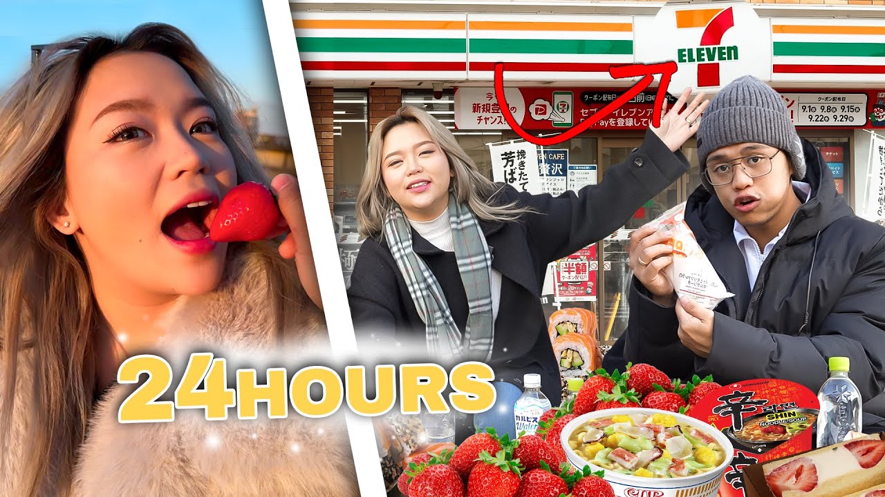 Eating 7-Eleven Food for 24 Hours | Carlyn Ocampo