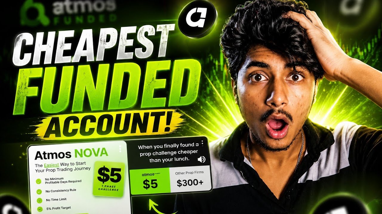 $5 Funded Account 😱 Atmos NOVA Challenge Explained | Cheapest Prop Firm? 🔥