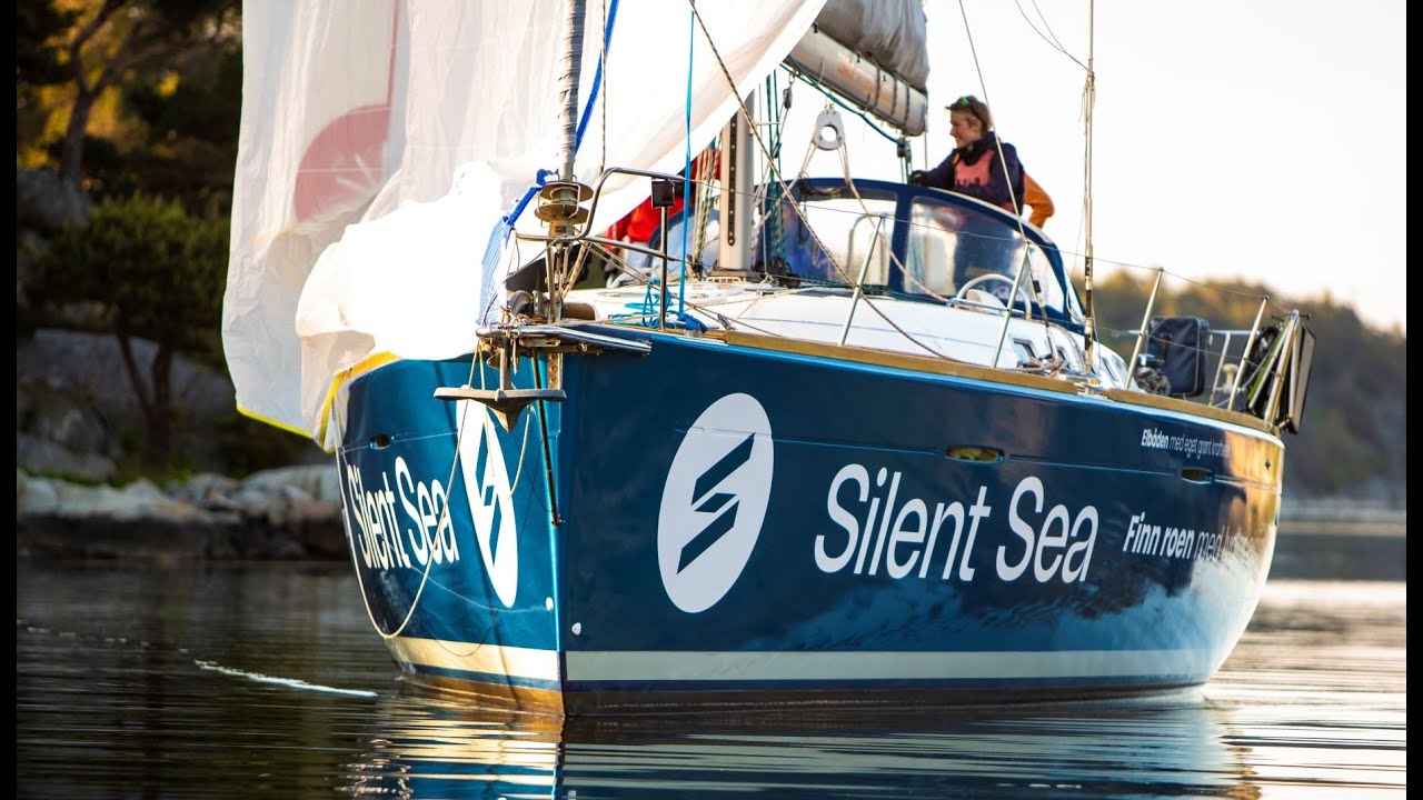 Energy production while sailing Silent Sea,  First 47.7- Oceanvolt electric engine and solar panels