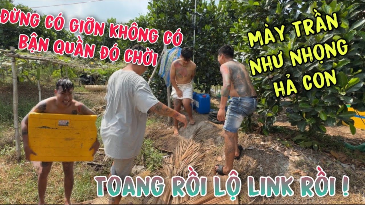 TNB - Nhã Và Danh Đỏ Mặt Vì Đang Thay Đồ Mà Bị Cả Team Chơi Trò Này