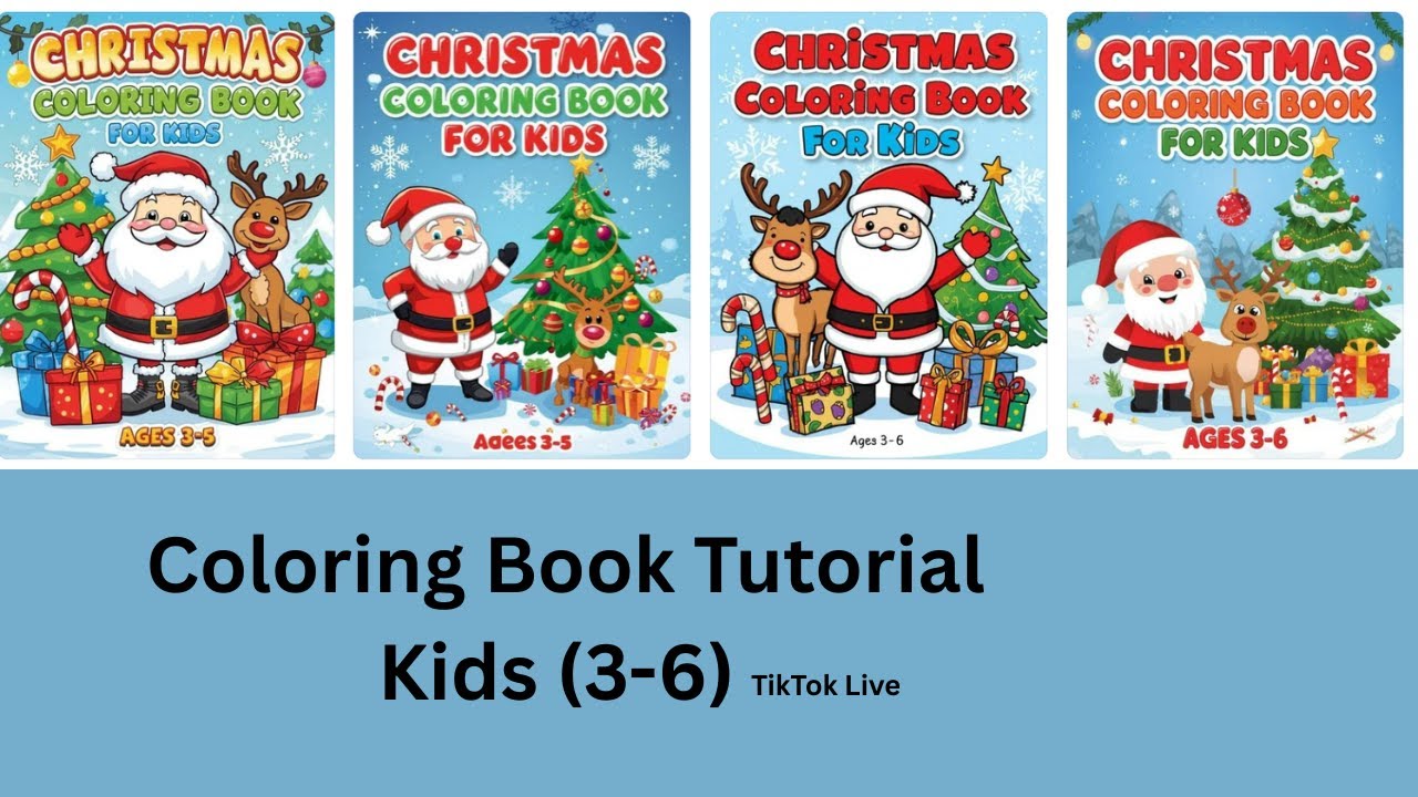 Live Tik Tok Coloring Book Tutorial