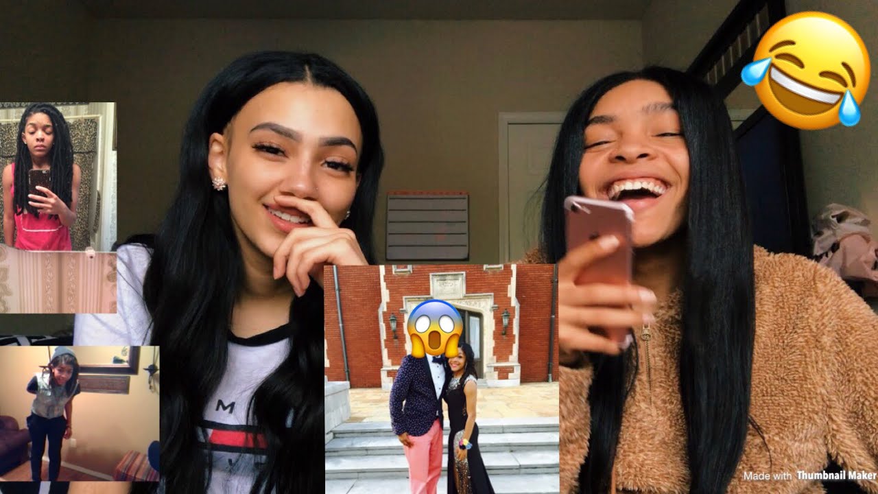 GIRLFRIEND REACTS TO OLD PHOTOS OF GF & HER PROM DATE!!