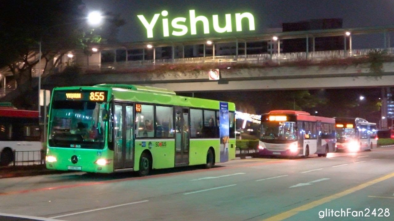 Buses in Yishun, Singapore 2026