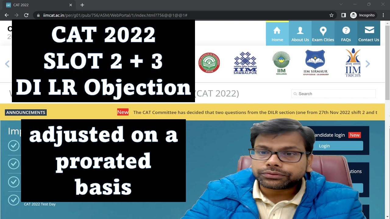 CAT 2022 Slot 2 & Slot 3 DILR Objection: Marks will be calculated on a pro-rata basis - Loss or Gain
