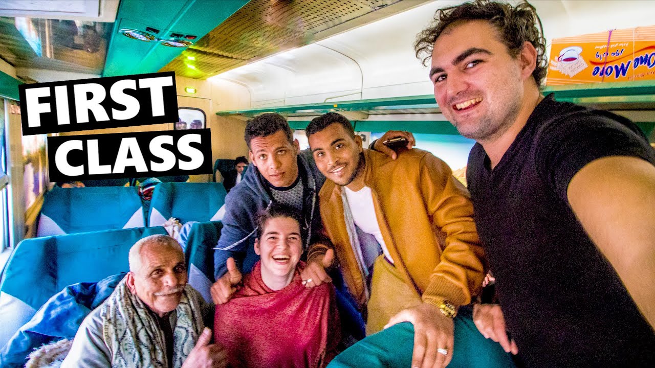 Crazy 13 Hour FIRST CLASS Train Journey to Cairo Egypt!