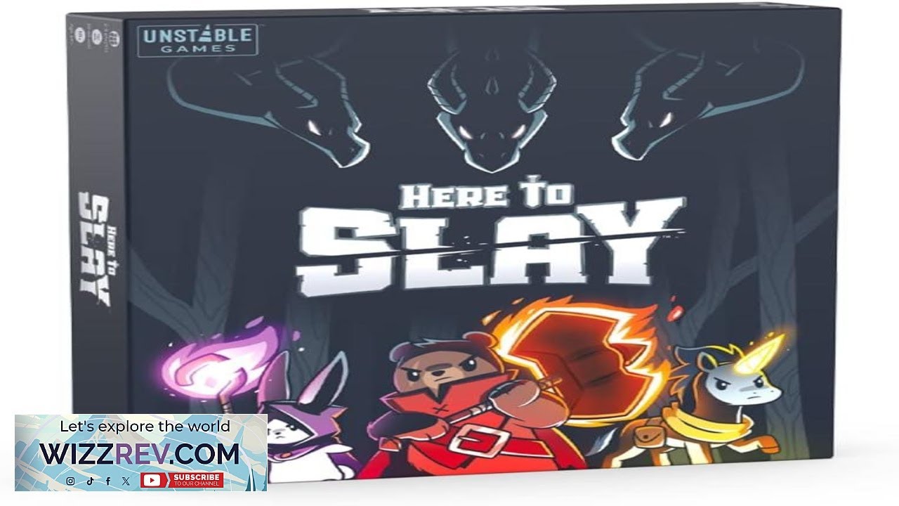 Unstable Games Here to Slay Card Game Fantasy Adventure Strategy Game