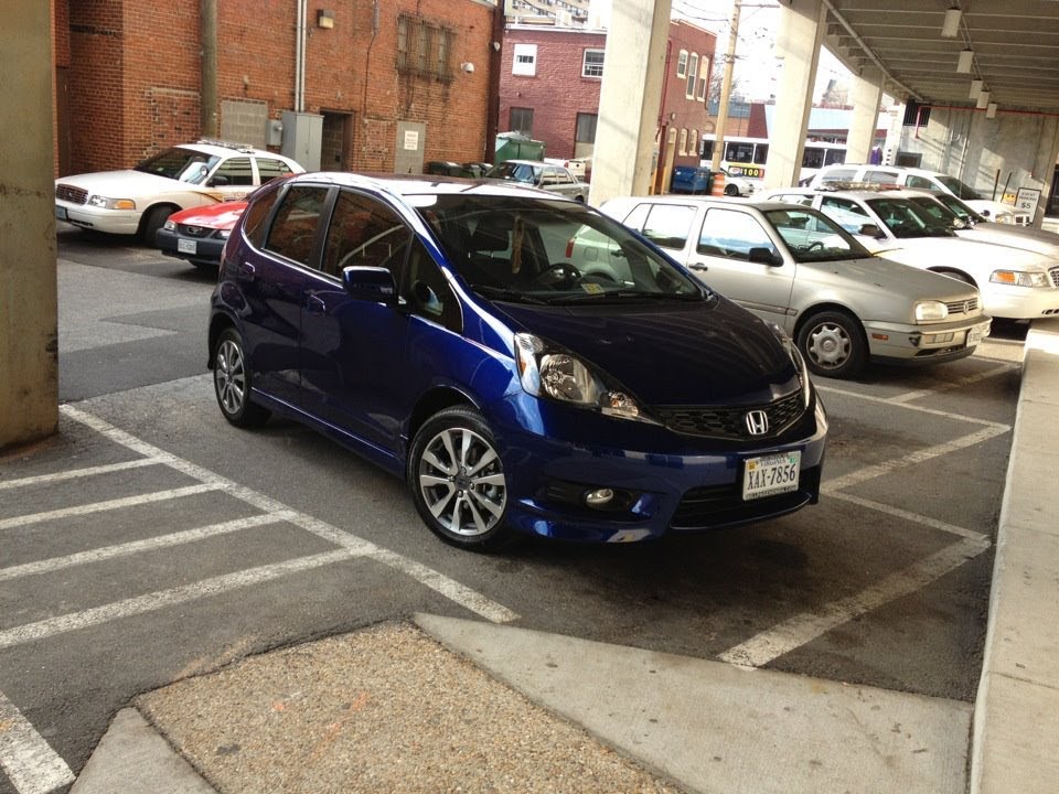 My Brand New 2012 Honda Fit Sport Manual in Vortex Blue Pearl!
