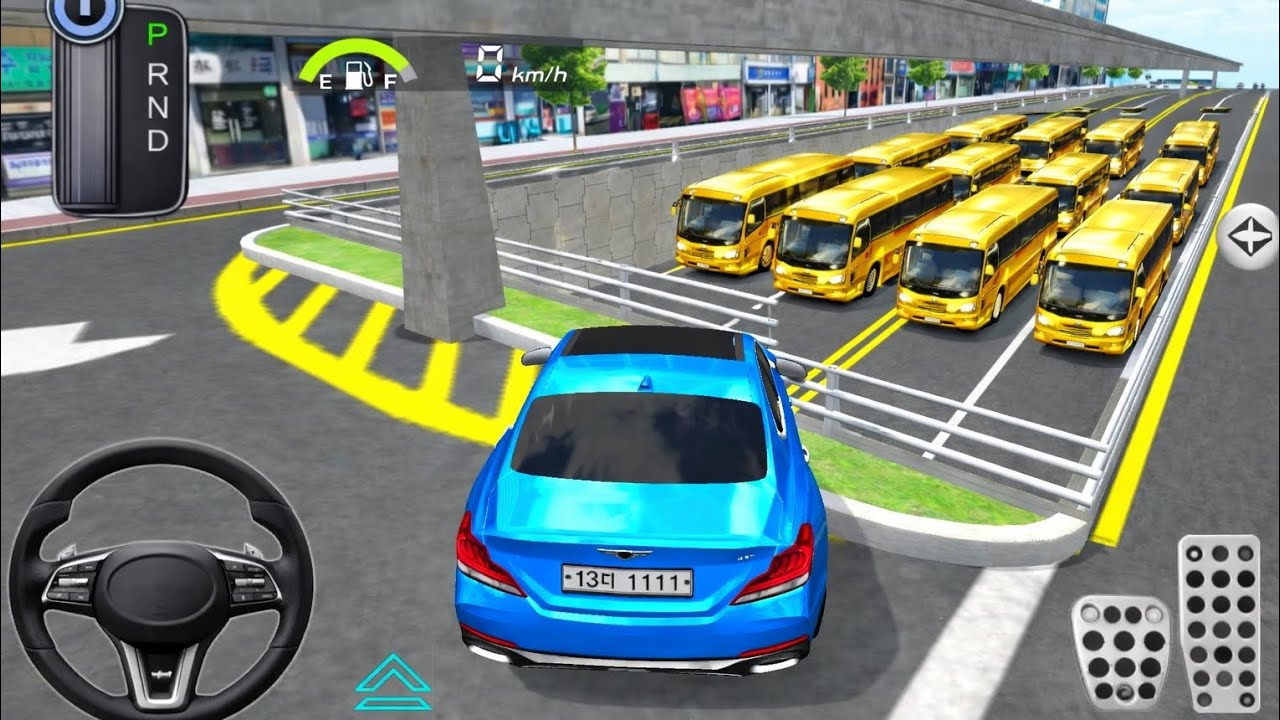 This Golden Bus Traffic Looks Unreal 🤯 | I Escape ? 🏎️💨 | Driving class 3D Android game | #gameplay