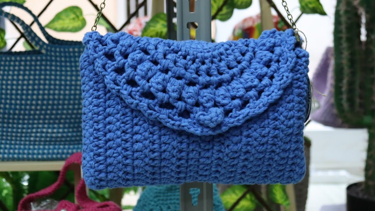 Pochette facile au crochet
