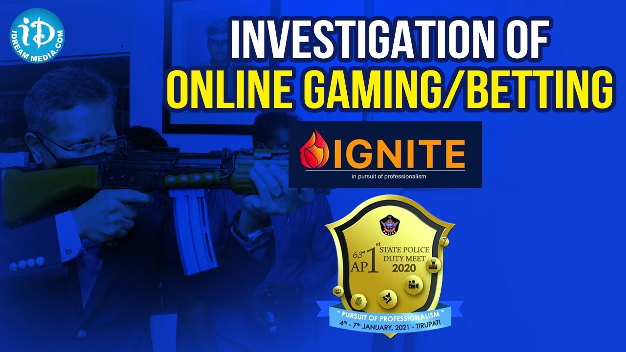 LIVE : Investigation of Online Gaming/Betting | #IGNITE 2020 | 1st AP Police Duty Meet | iDream News