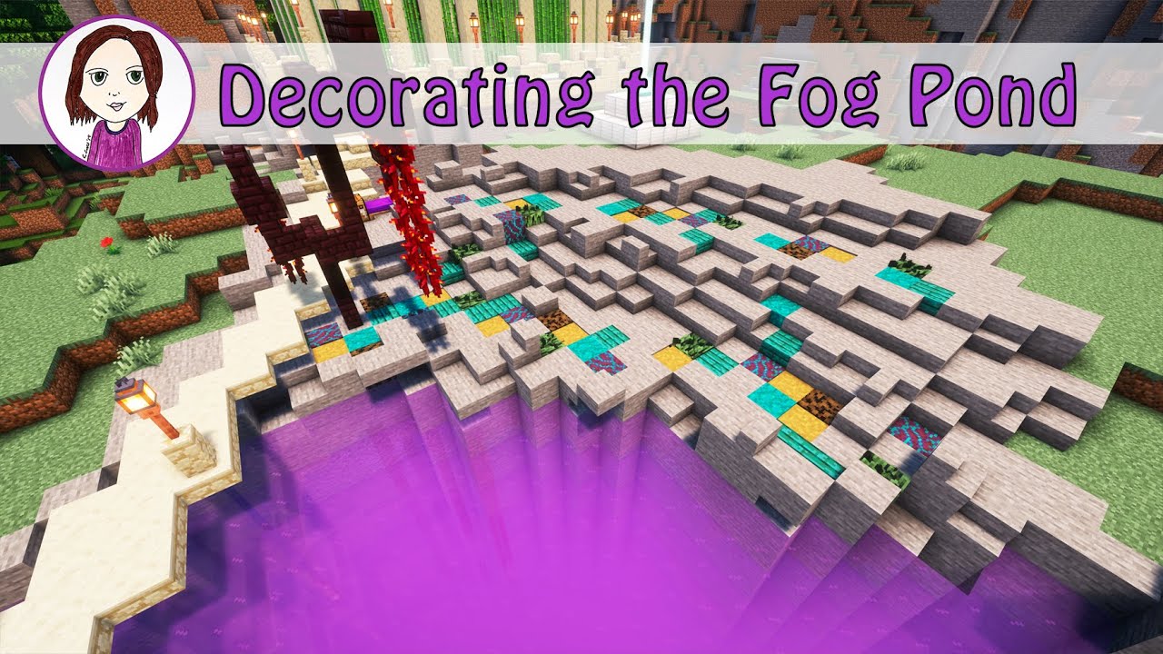 Landscaping the Fog Effect Pond in Serengard. Long Play (no commentary) Ep46 Minecraft Survival