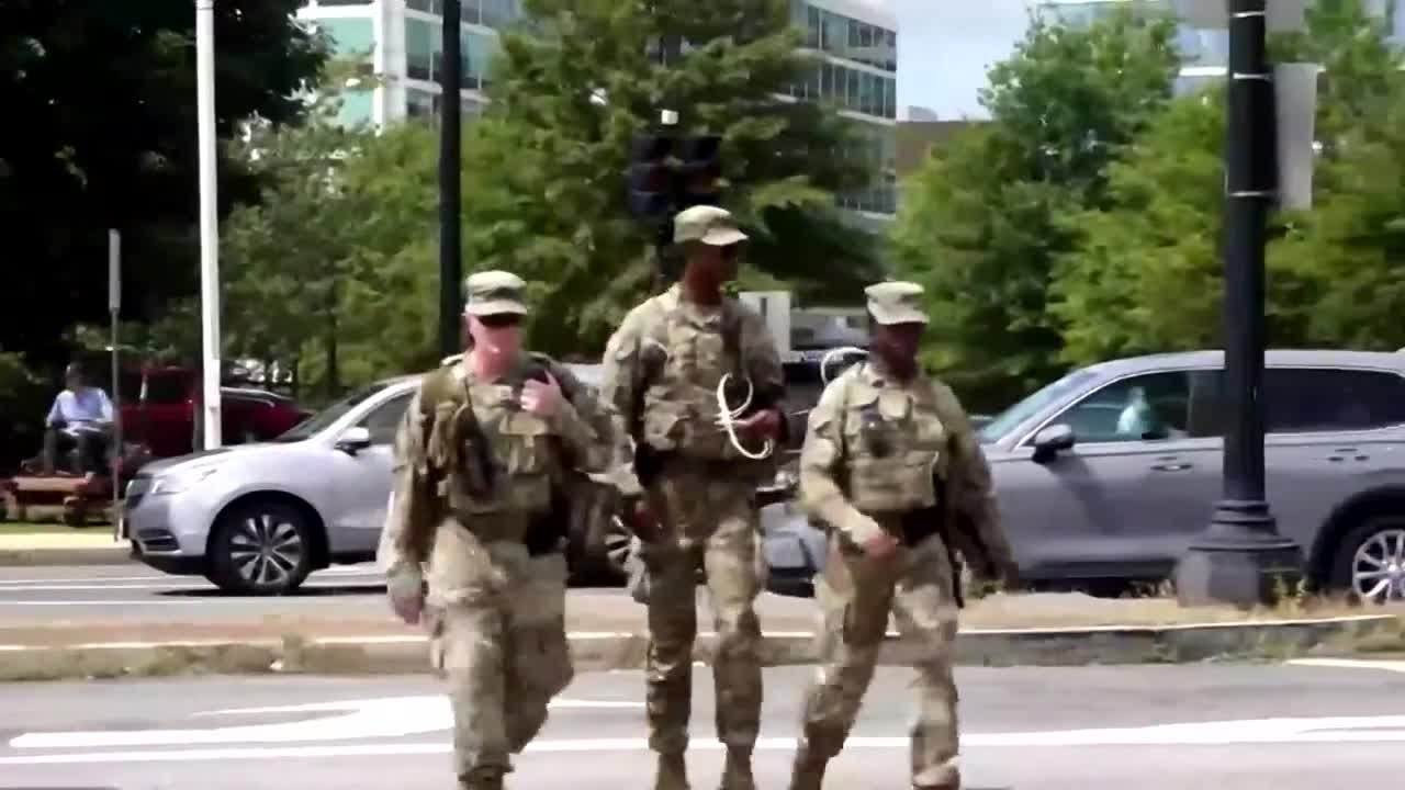 DC officials challenge federal takeover as National Guard troops patrol Washington streets