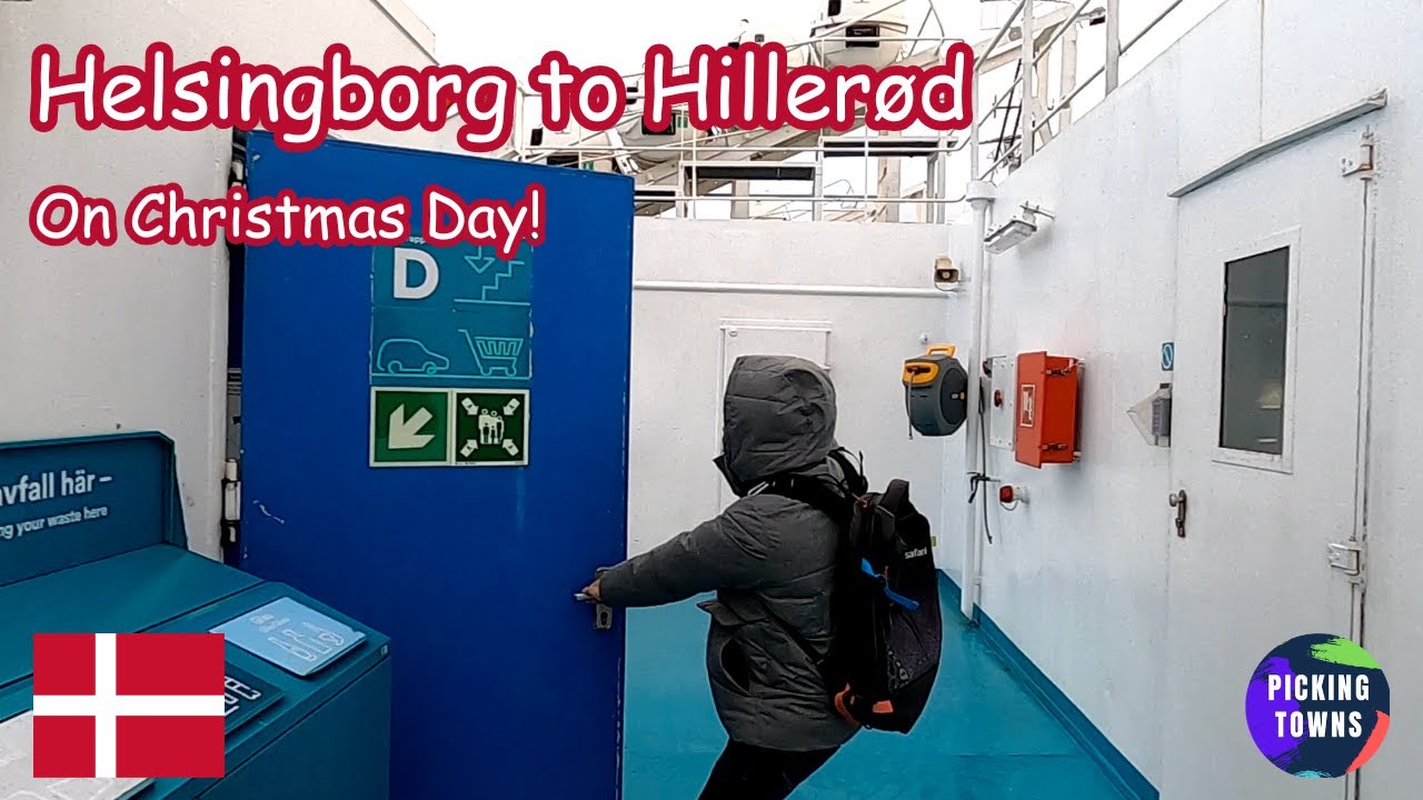Ep. 52 - Travel from Helsingborg to Hillerød on Christmas Day | Sweden to Denmark