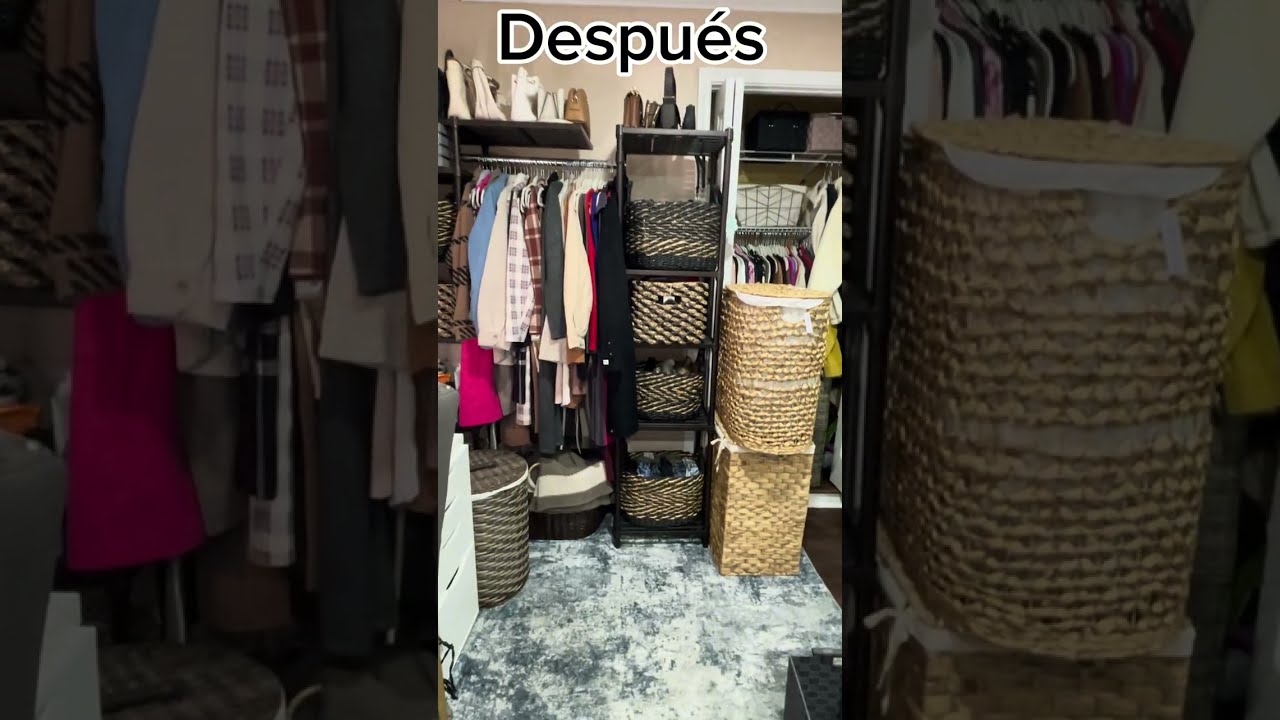 Organizando mi closet 👡 #organizando #momlife #cleaning #jasmarivlogs 