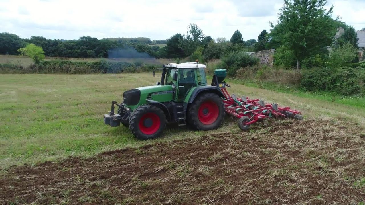 Déchaumage 2018 | Fendt 924 vario & Kverneland | ETA Boulbin