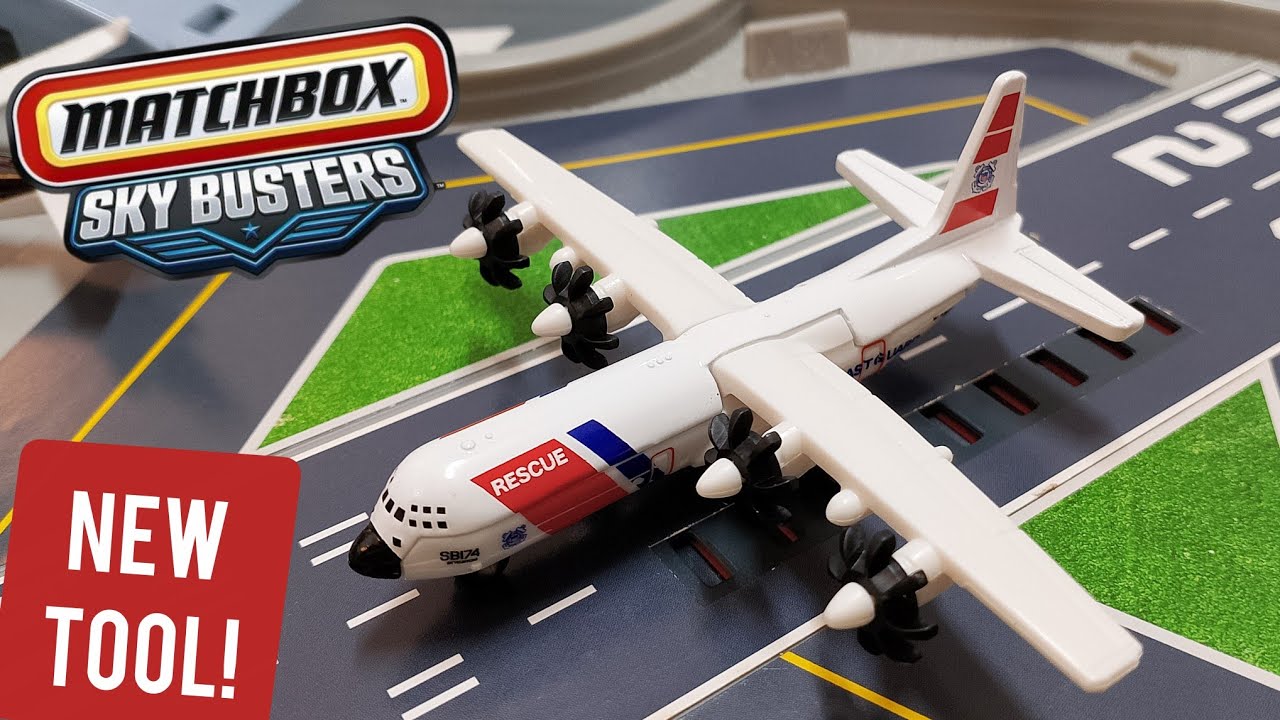 Matchbox Sky Busters 2025 | BRAND NEW Turboprop C-130J Super Hercules (Coast Guard Livery) Review