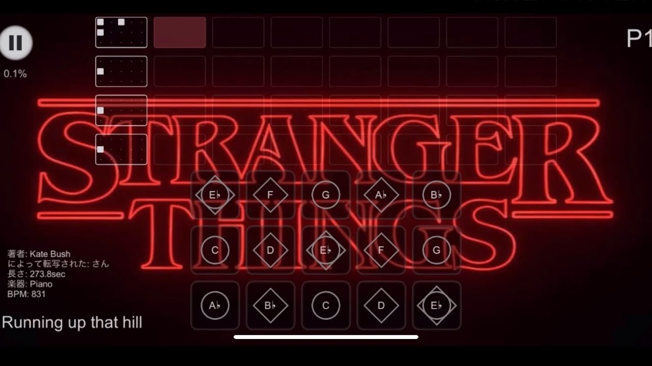 Kate Bush -Running Up That Hill- Sky sheet music ＊Stranger Things＊(Sky:Children of the Light)