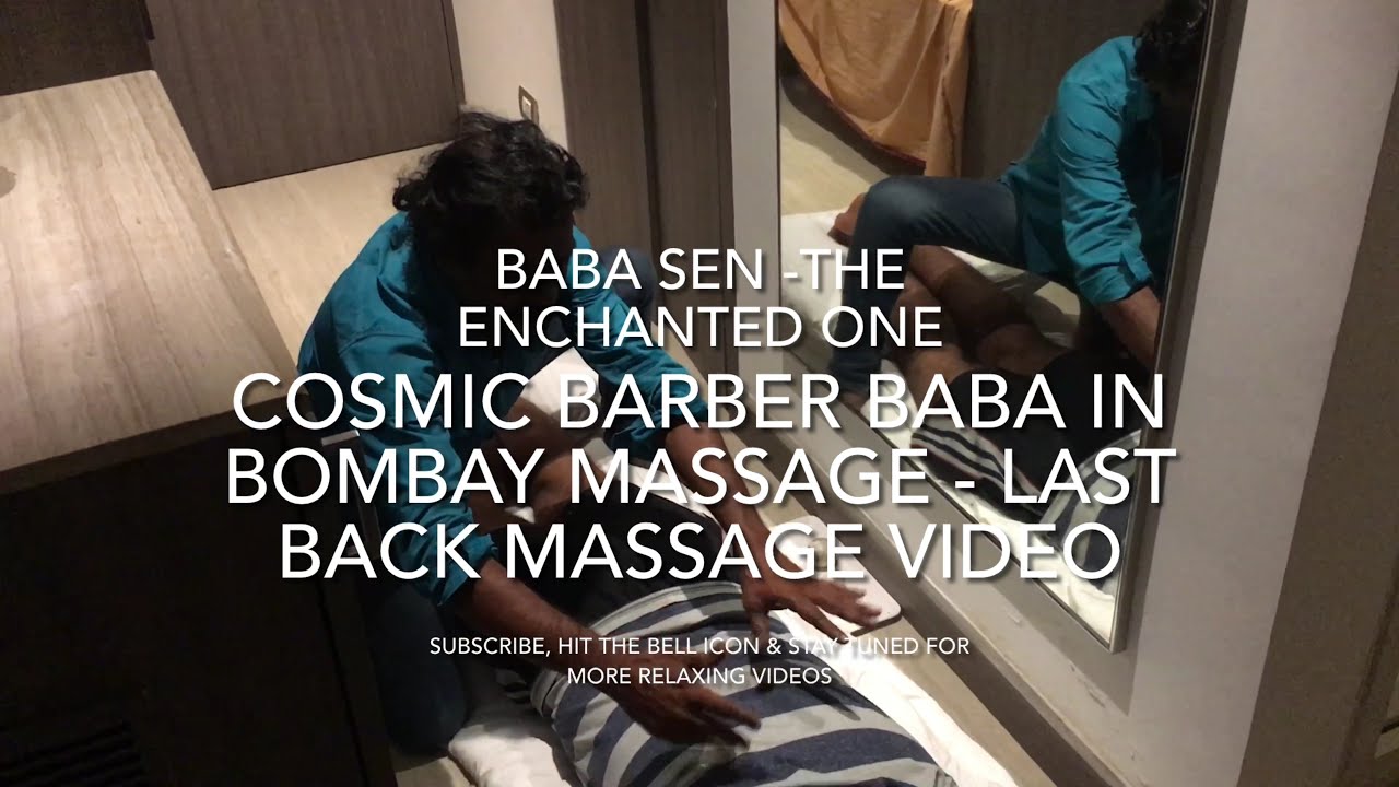 World BEST Baba Back Massage ASMR ||Tribute to BABA The Cosmic Barber ft @PureMassageWorld