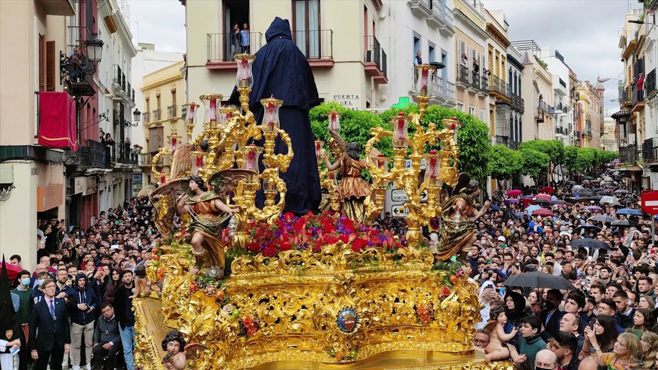 AM Pasión (Linares) - Oh Bendita Estrella -Cautivo de Santa Genoveva en Puerta del Arenal con lluvia