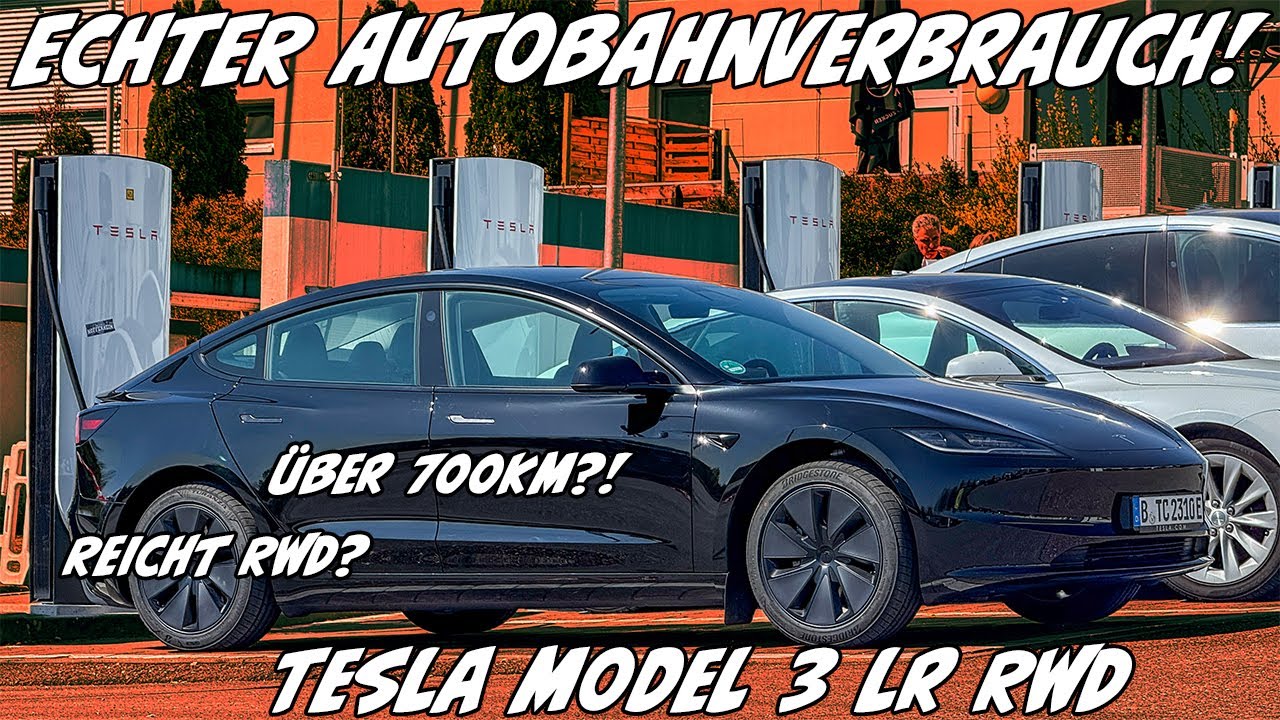 702 KM?! Kann DER auch AUTOBAHN? Tesla Model 3 LR RWD - Baut Tesla noch das effizienteste E-Auto?