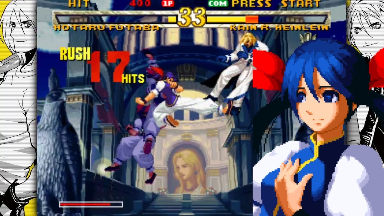 Hotaru Futaba Playthrough - Garou Mark of the Wolves [ARCADE][HD]
