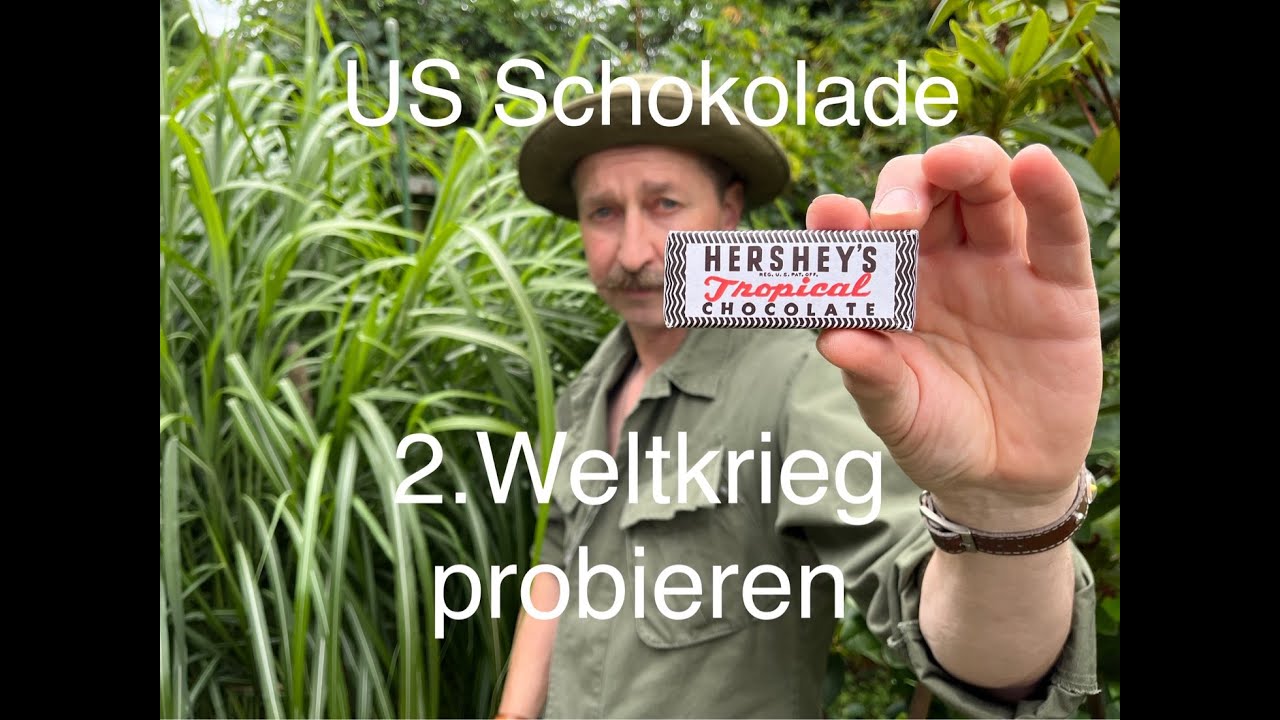 US Schokolade aus dem 2  Weltkrieg essen