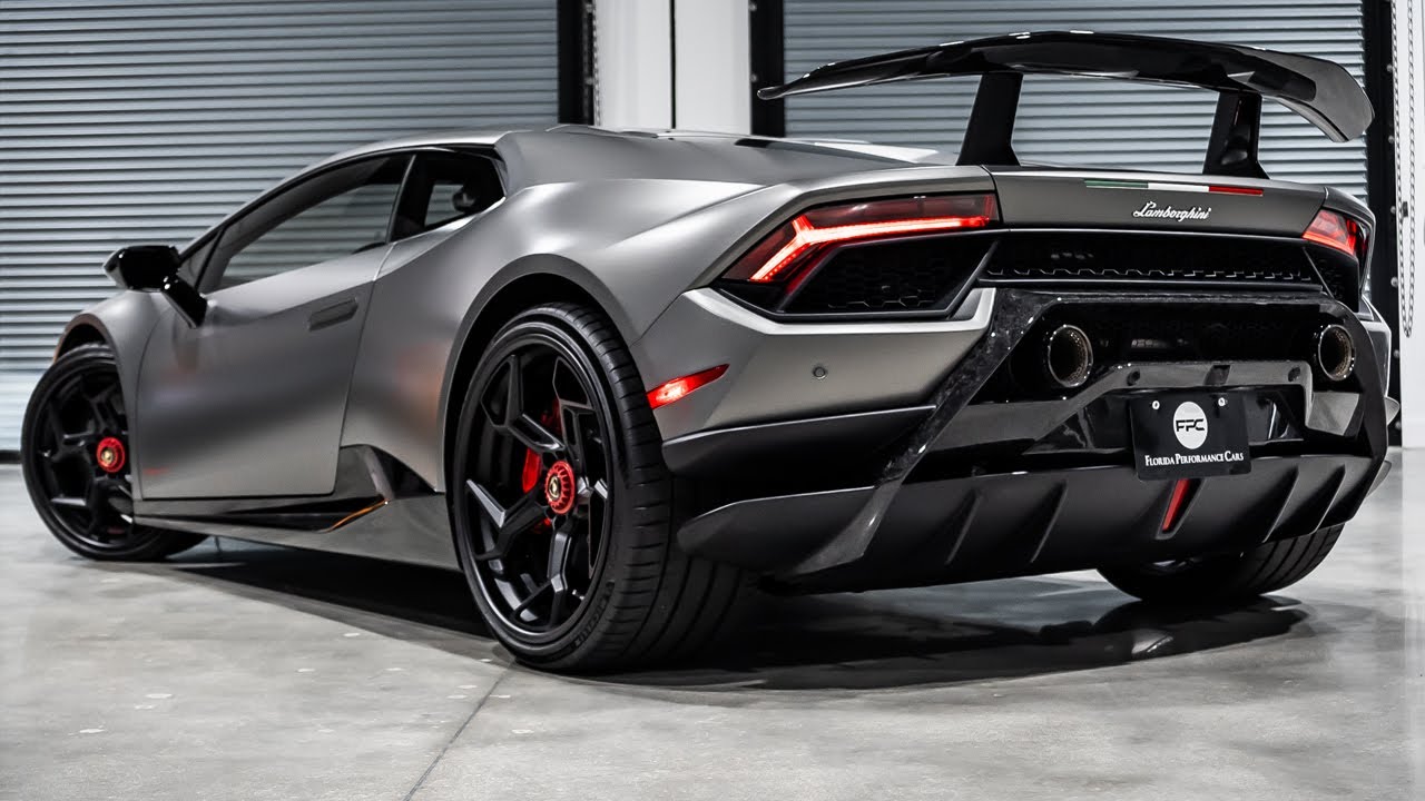 Lamborghini Huracan LP 640-4 PERFORMANTE in Grigio Titans Matte Finish!!