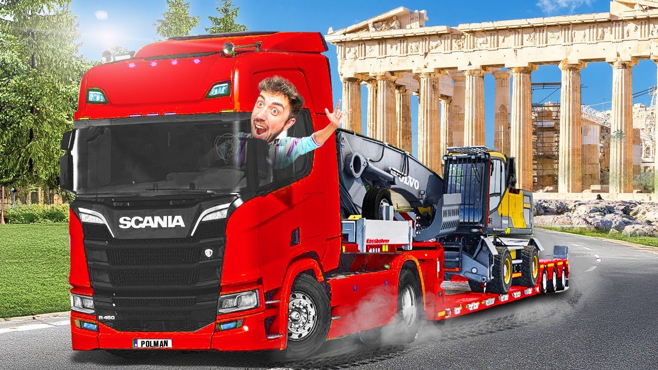 RUTA EN CAMIÓN POR GRECIA en EURO TRUCK SIMULATOR 2 😍