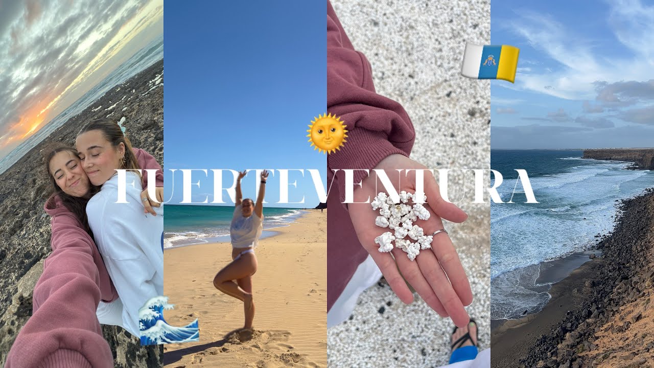 travel vlog fuerteventura ✈️🇮🇨 playas preciosas, excursión a isla de lobos, dunas de corralejo...